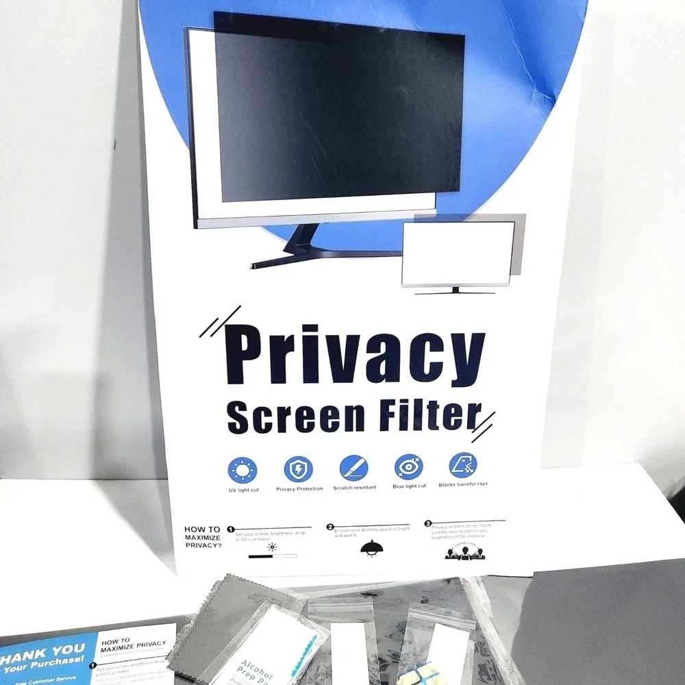 2 Pack‎ 23 Inch Computer Privacy Screen Filter for 16:9 Widescreen Monitor